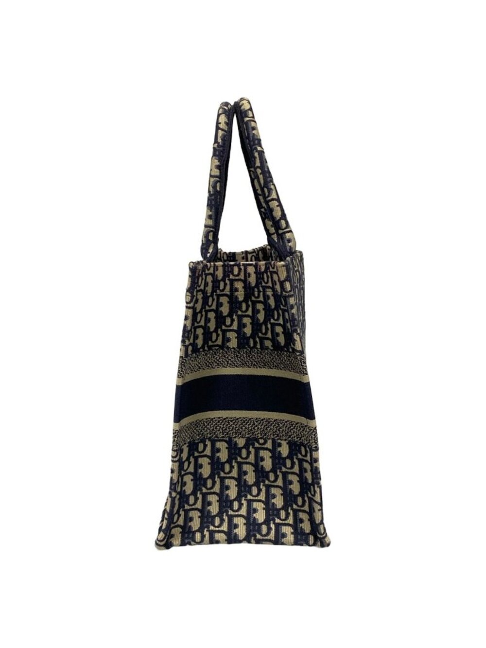 Dior Tote Book Vintage Small Ivory Navy - Picture 4 of 15
